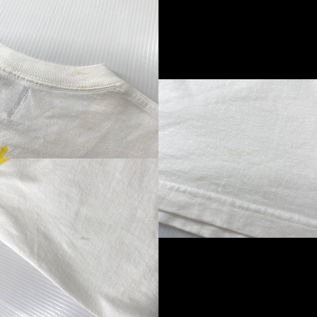 FULL-BK フルビーケー スマイル Tシャツ M ホワイト 白 半袖Tシャツ スマイリー_画像6