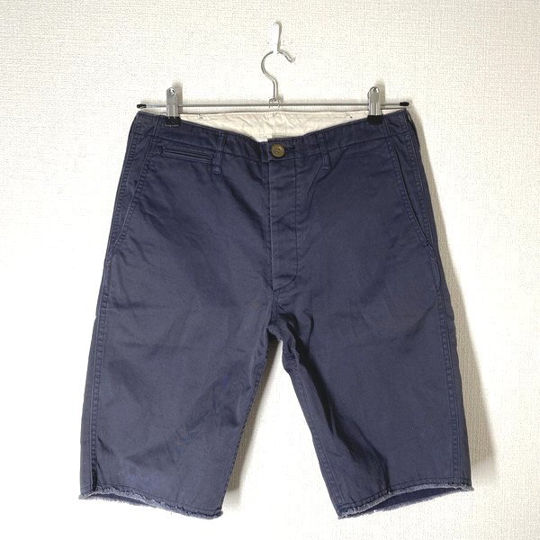 visvim ビズビム CHINO SHORTS CUT OFFS チノショーツ 2 チャコールグレー ショートパンツ カットオフの画像1