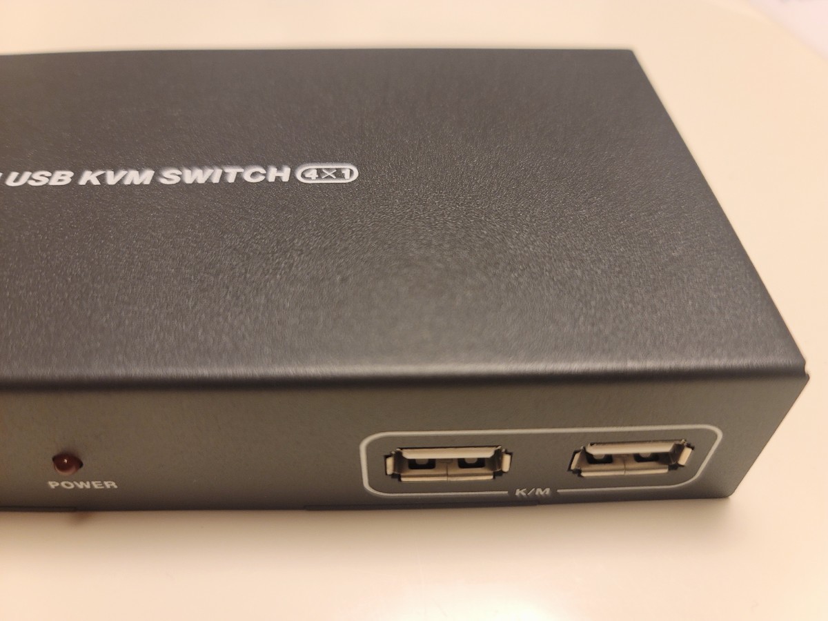 4K KVMスイッチ HDMI フルUSB3.0ポート 4台のPCコンピュータが1台のモニタを共有 切替器 4K PC切替器 HDMI ドライバ不要 pway_画像5