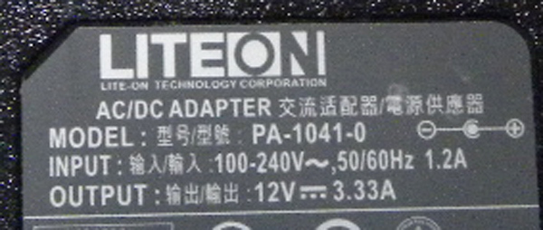 LITEON PA-1041-0 12V3.33A ■yh3380_画像2