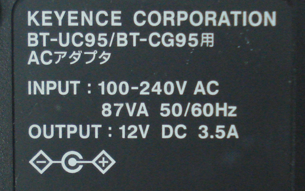 KEYENCE BT-UC95/BT-CG95 для 12VDC3.5A #1494-03