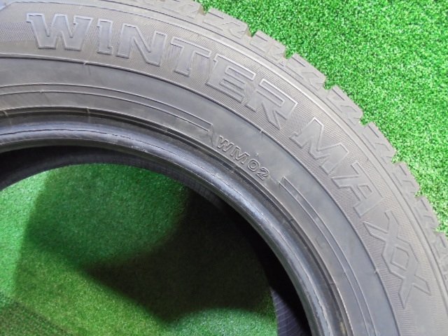 5EQ418BE5 ) 送料無料 215/60R16 ダンロップ ウインターマックスWM02 16インチスタッドレスタイヤ2本セット 2019年製_画像6