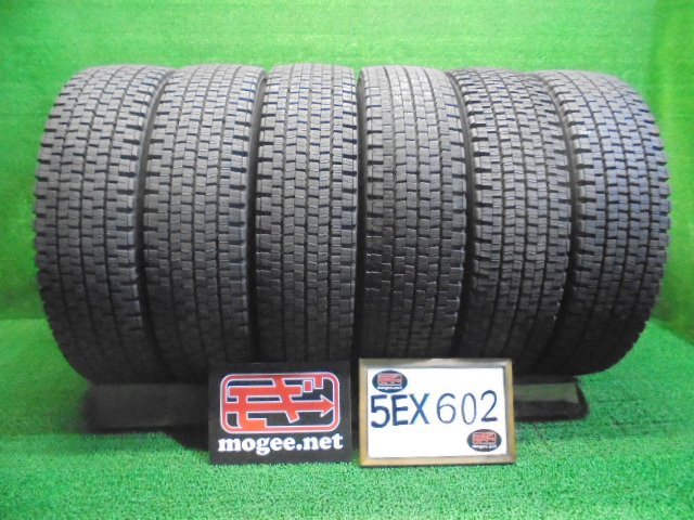 5EX602AF3) 送料無料 7.50 R16 LT 14PR ダンロップ DECTES SP001 16インチスタッドレスタイヤ6本セット 2018年製_画像1