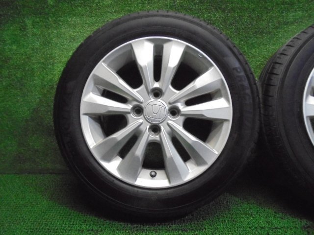 5EX721AB14 ) 送料無料 2022年製 175/65R15 PRACTIVA 夏タイヤ+ホンダ純正 15インチアルミホイール4本セット GP1 フィット HV_画像2