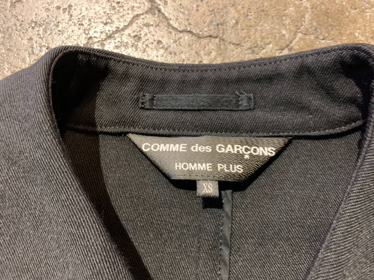 COMME des GARCONS HOMME PLUS 12AW ウールギャバ ダブルブレストコート PJ-C013 AD2012 コムデギャルソンオムプリュス 男でも女でもない_画像5