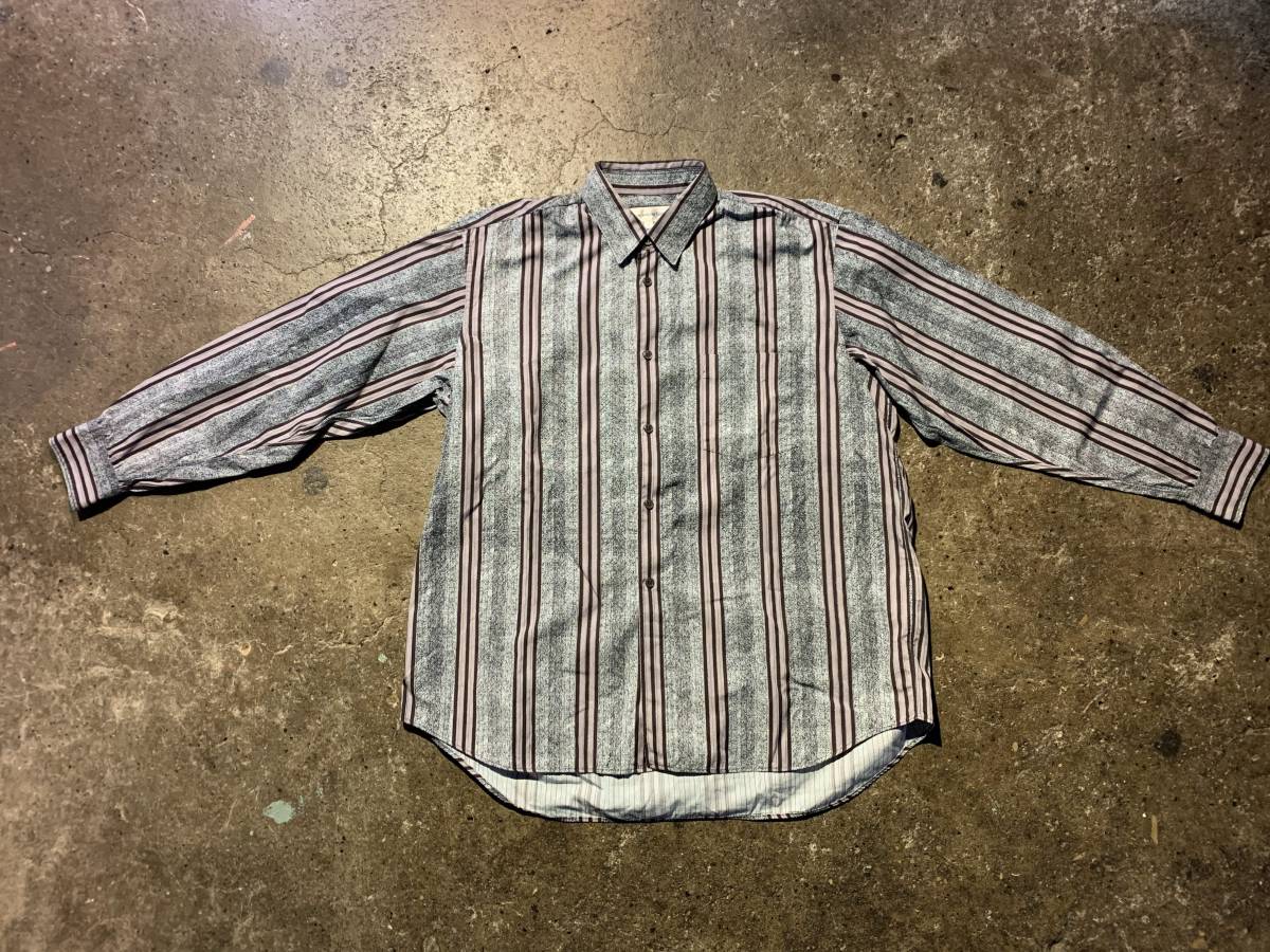 COMME des GARCONS SHIRT 90s 総柄プリントシャツ 1990s コムデギャルソンシャツ_画像2