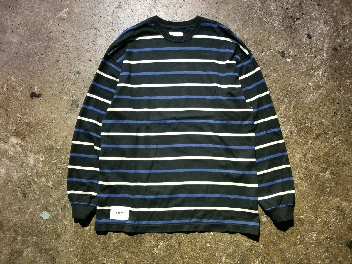 WTAPS 22AW Long Sleeve BDY 02 TEE ダブルタップス ロングスリーブカットソー ボーダー 222ATDT-CSM14