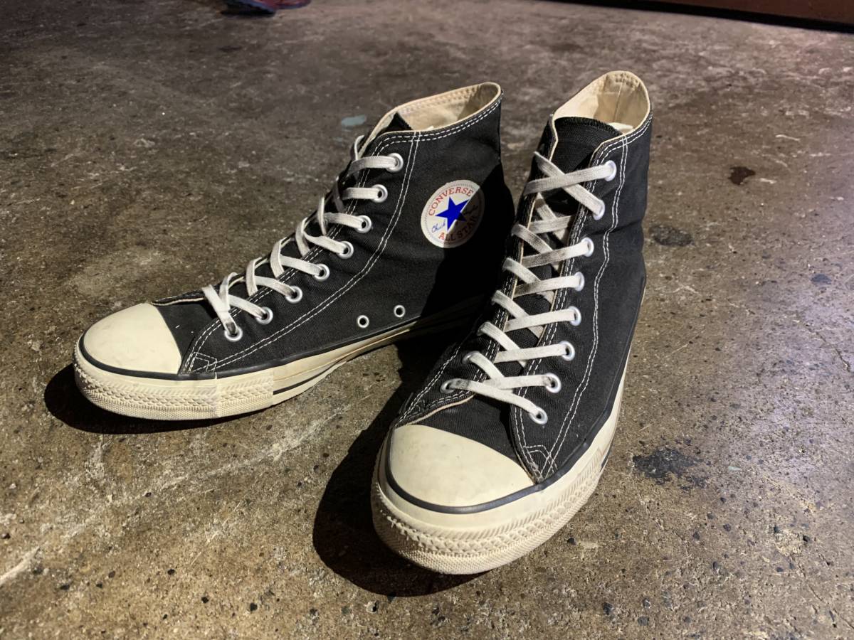 CONVERSE 90s USA製 ALL STAR ハイカット ブラック 30cm コンバース オールスター_画像2