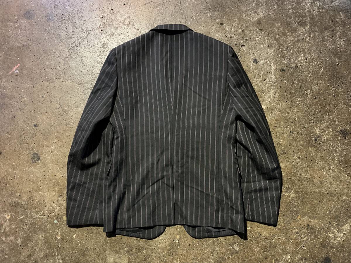 COMME des GARCONS HOMME 06AW マルチストライプ柄 ウール2Bジャケット HR-J027 AD2006 コムデギャルソンオム_画像2