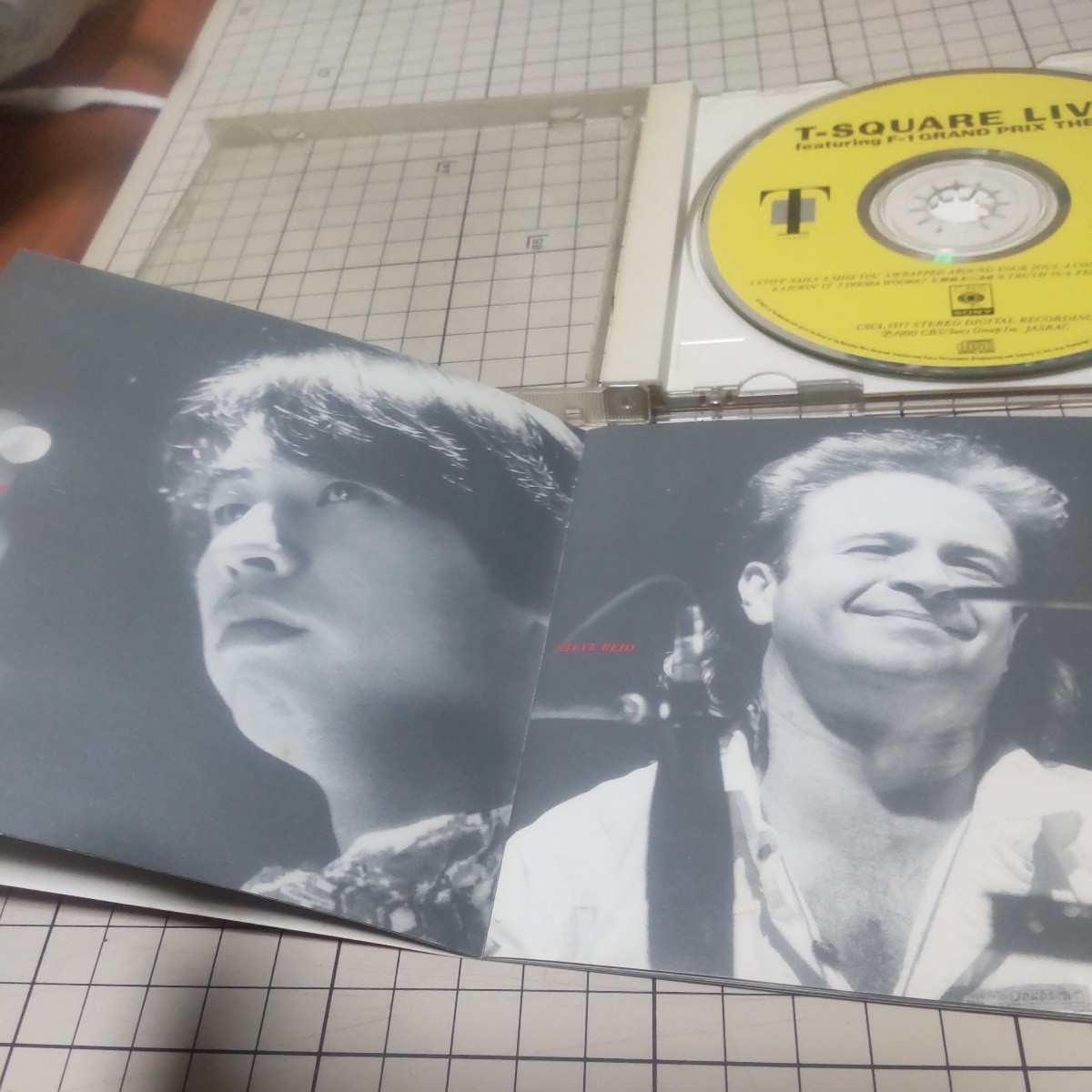 未視聴未確認 中古CD 1990年 T-SQUARE ライブ フューチャリングF-1グランプリテーマ_画像9