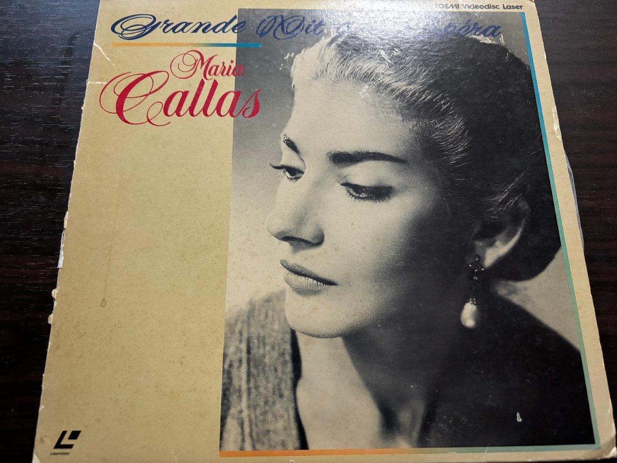 #3 point and more free shipping!! laser disk LD MARIA CALLAS / Grande Hit De\'l Opera Mali red las.. raw ... raw .ld 187LP6MH