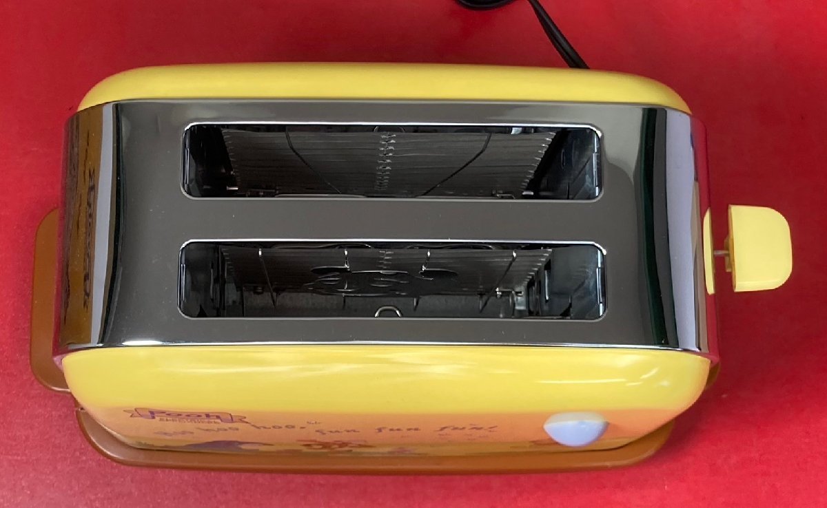 1円～　三洋　ディズニー　くまのプーさん　ポップアップ トースター　SLS-SK3　2001年製　自動トースター　動作可_画像5
