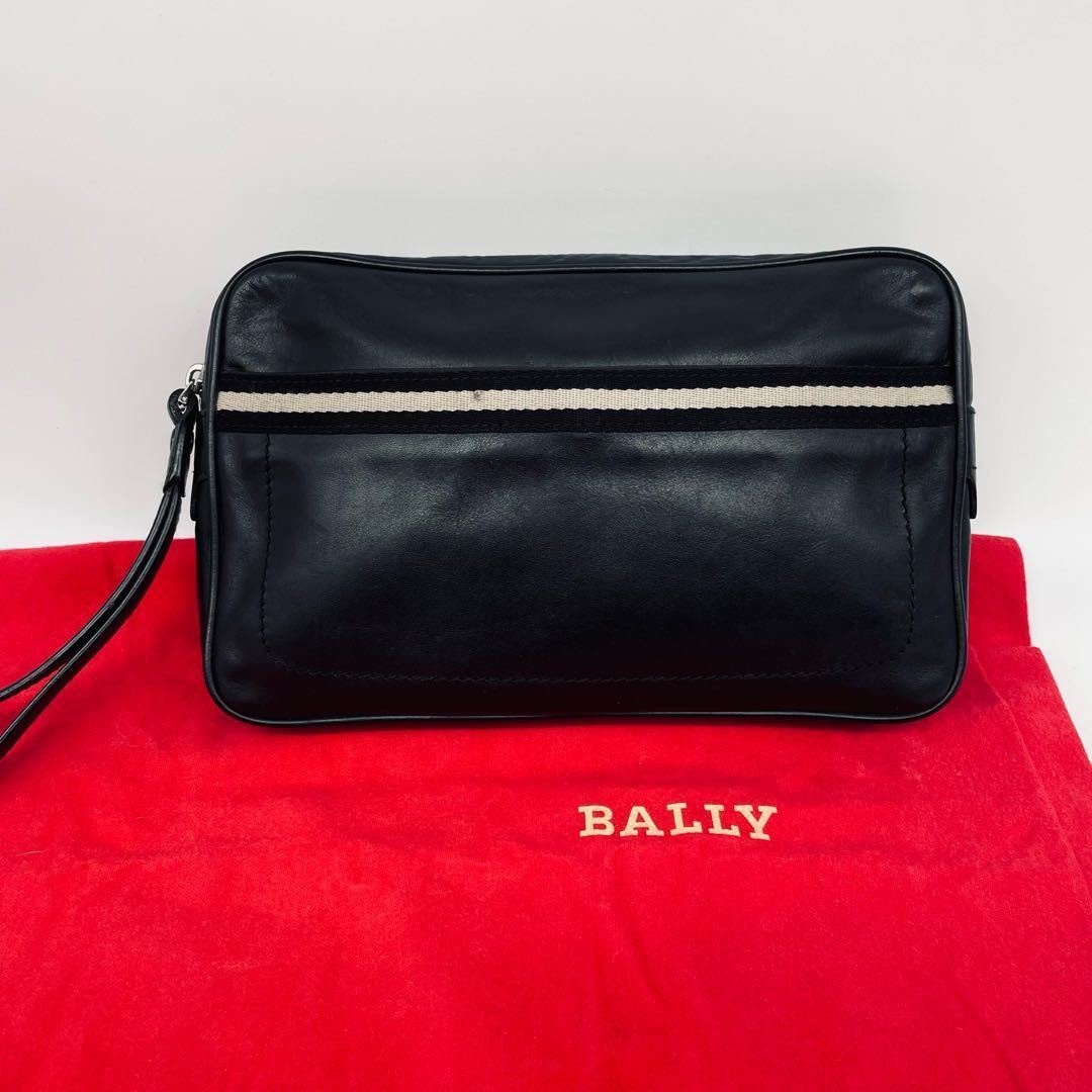 1円〜【希少 極美品】 Bally バリー メンズ ビジネスバッグ クラッチバッグ セカンドバッグ トレインスポッティング 本革 レザー 通勤 黒_画像2