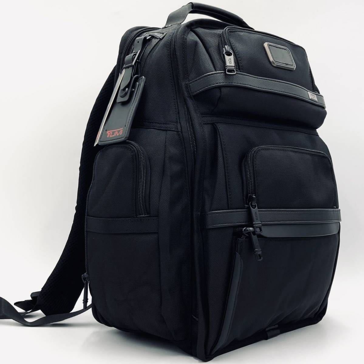 1円〜【新品未使用】 TUMI トゥミ ALPHA3 ブリーフパック メンズ ビジネス リュックサック バックパック バリスティック A4/PC可 通勤 黒_画像1