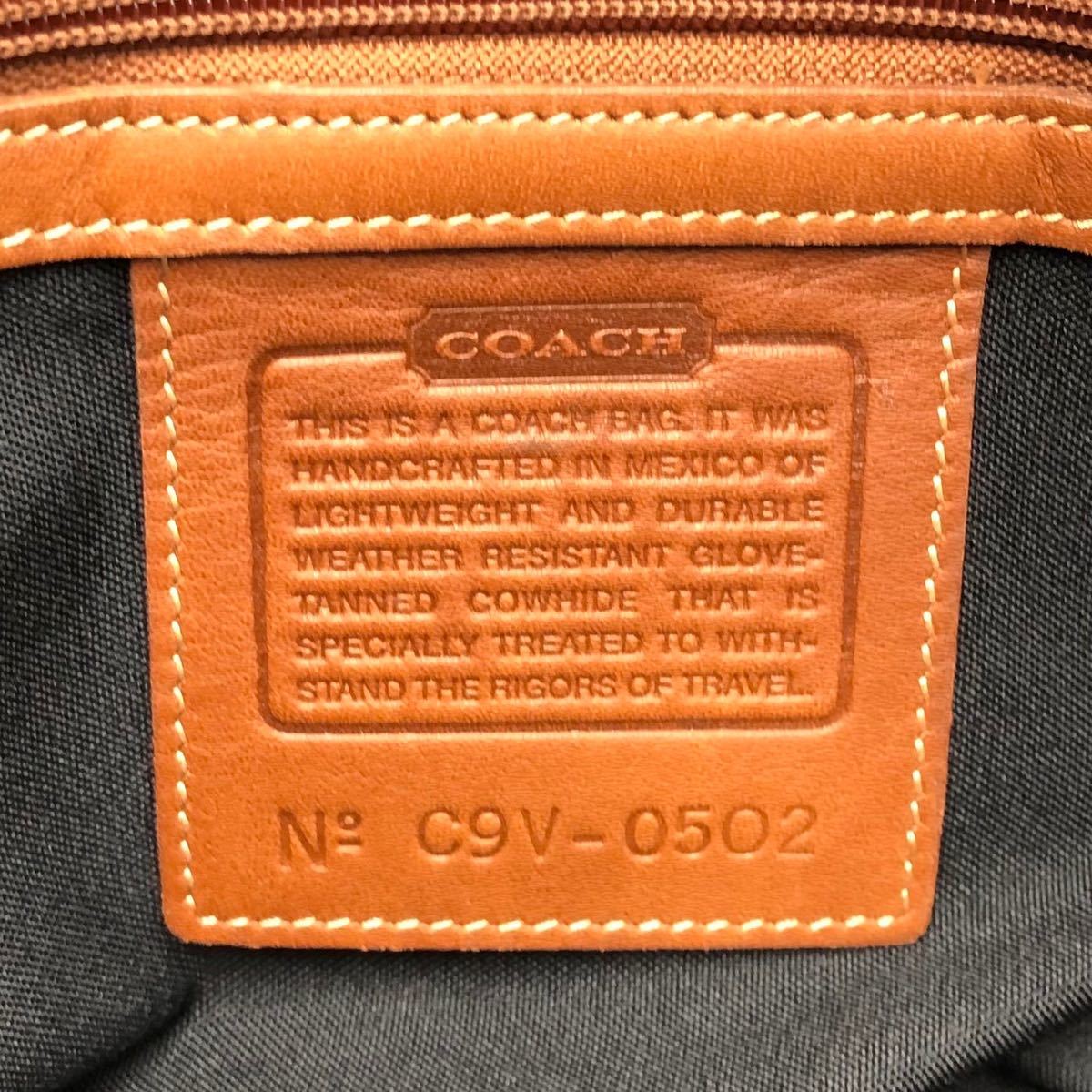 1円〜【極美品】 COACH コーチ メンズ ビジネスバッグ 2way ボストンバッグ 斜め掛け オールレザー 本革 大容量 旅行 通勤 ゴルフ 茶_画像10