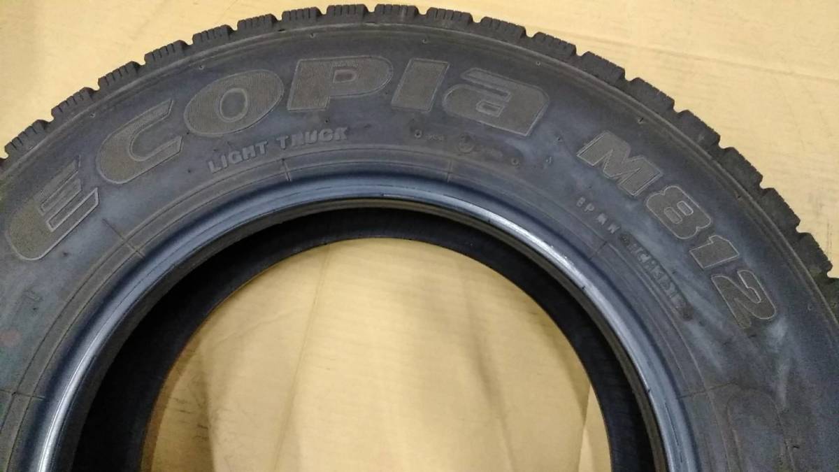 ブリヂストン　ＢＲＩＤＧＥＳＴＯＮＥ　ＥＣＯＰＩＡ Ｍ８１２　１９５/８５Ｒ１６ １１４/１１２Ｌ　ＭＩＸ　１本_画像3