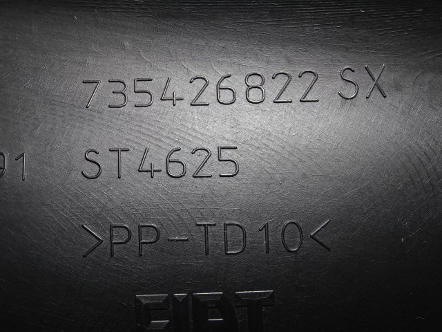 N12-60 C H21 ABARTH アバルト 312141 500 チンクエチェント 左 リア ピラートリムの画像3