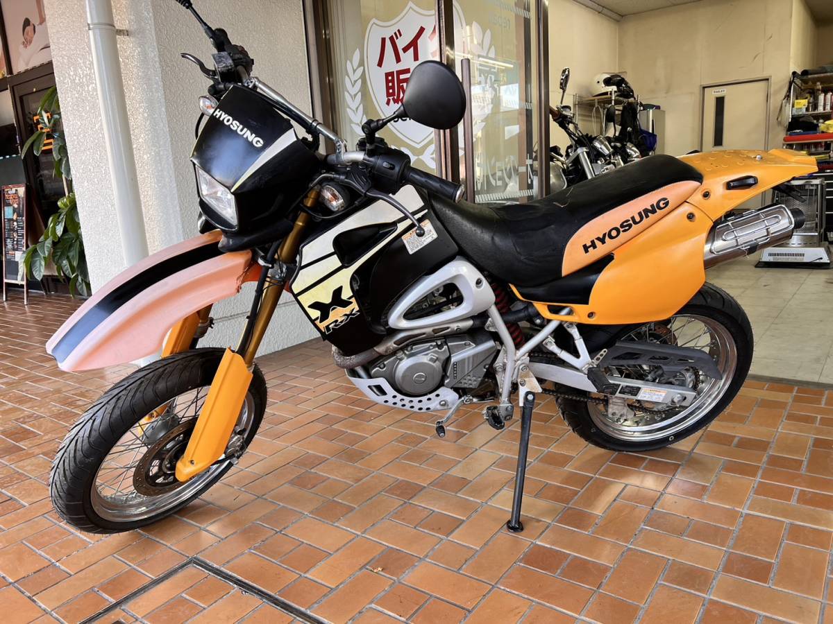 ヒョースン（HYOSUNG） RX 125cc　☆走行動画あり　☆売りきり　☆希少　☆不具合無し　☆新品交換多数　☆エンジン、機関好調　☆全国配送_画像1