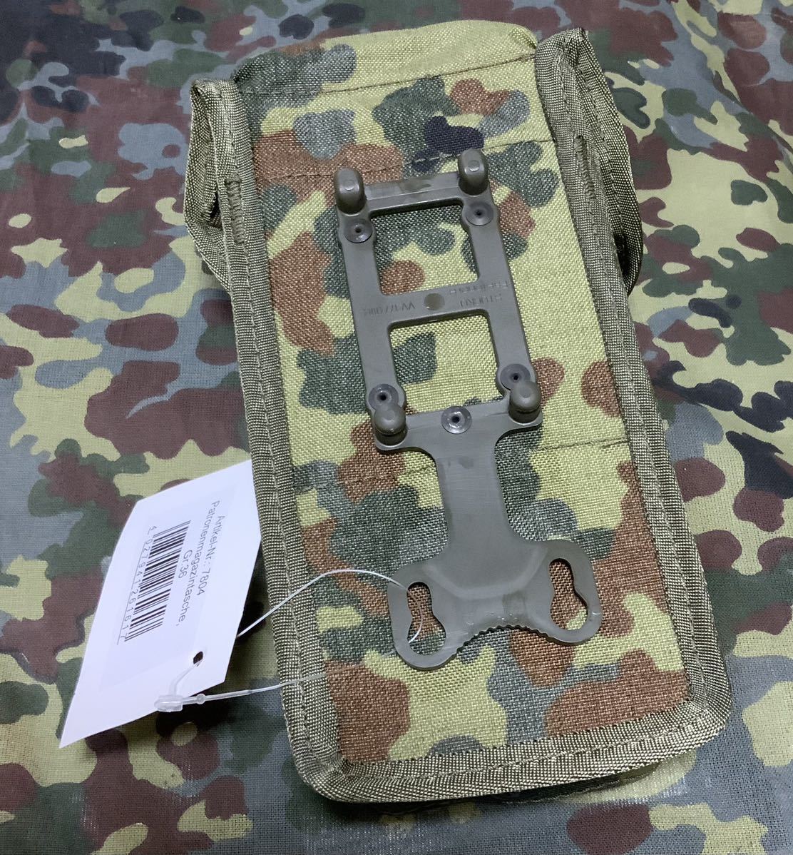 ドイツ連邦軍 ドイツ軍 G36マガジンポーチ システム95 Heim 新品 未使用 シングルマガジン G36 最新モデル フレックターン 迷彩_画像8