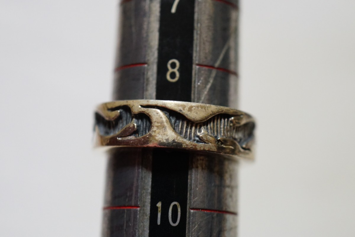 508 海外製 シルバー リング 指輪 約9号 ヴィンテージ アクセサリー SILVER 925刻印 ビンテージ アンティーク シルバーリング 装飾品_画像5