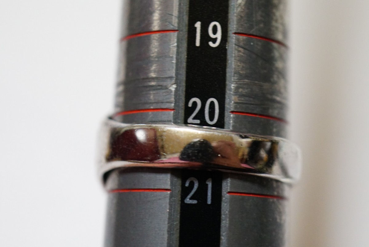 1308 海外製 シェル 貝 シルバー リング 指輪 約20.5号 ヴィンテージ アクセサリー STERLING刻印 アンティーク 装飾品_画像5