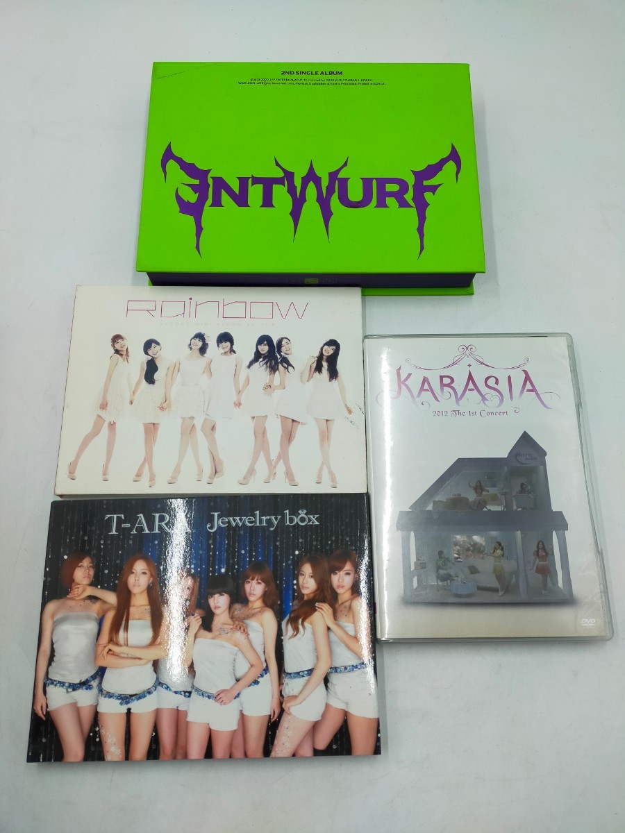 ☆K-POP 韓流アイドル DVDまとめ４枚 Rainbow T-ARA KARA NMIXX ※動作未確認_画像1