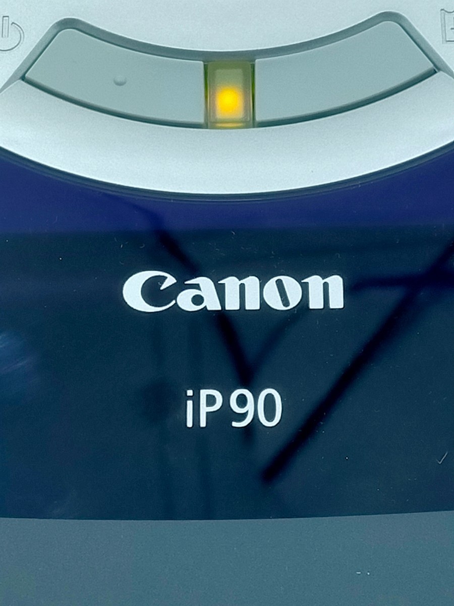 〇Canon PIXUS iP90 モバイルフォトスタイル インクジェットプリンタ キャノン ※動作未確認 インクなし_画像3