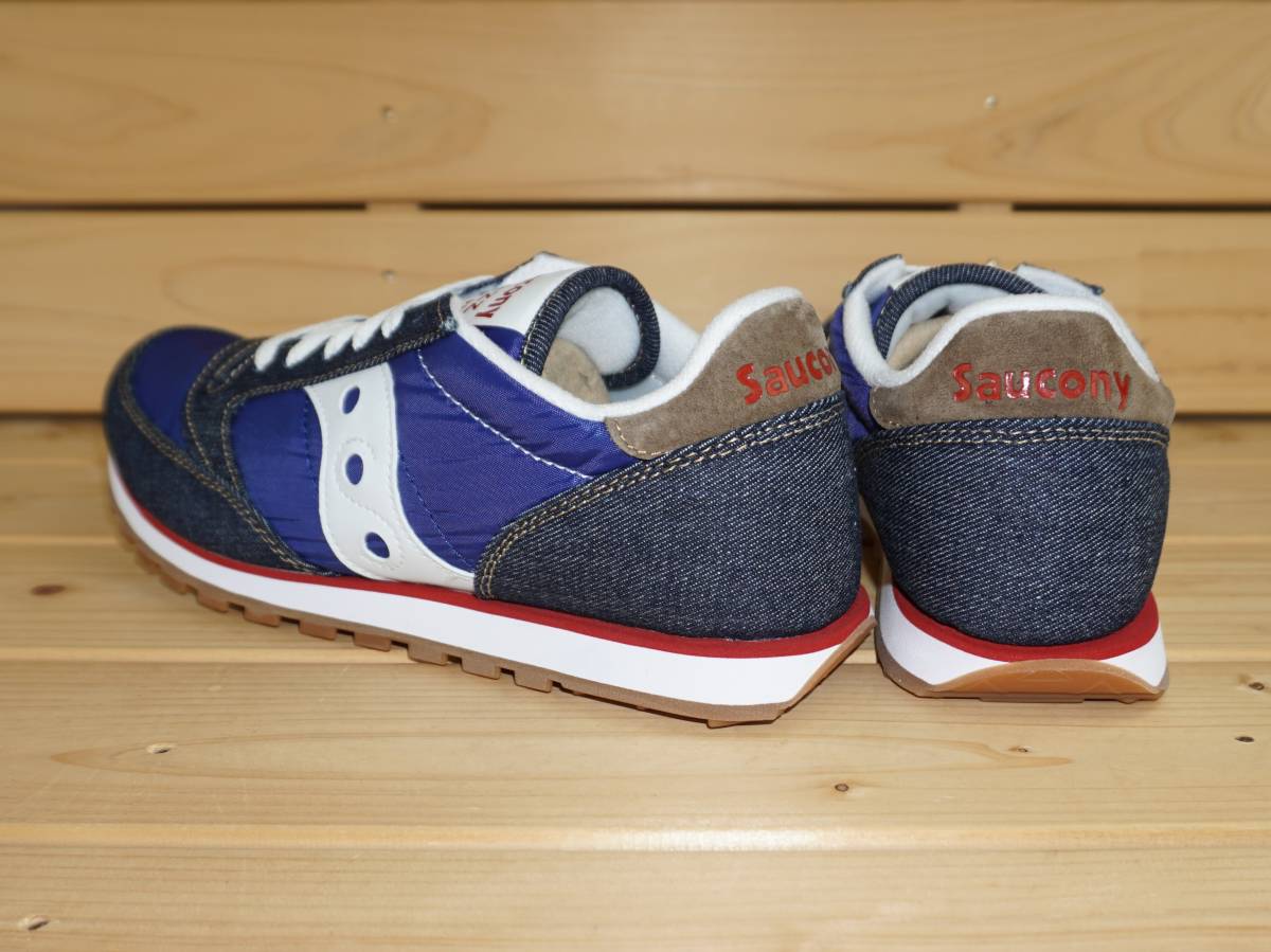 サッカニー 23cm US5 ジャズ ロウ プロ デニム ブルー Saucony JAZZ LOW PRO DENIM スニーカー_画像3