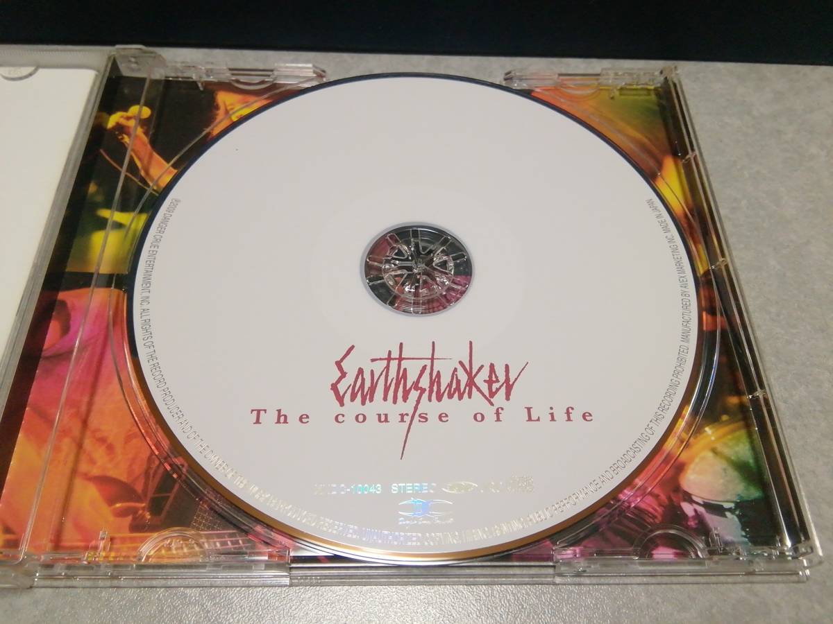 EARTHSHAKER アースシェイカー「The course of Life」CD 帯付_画像2