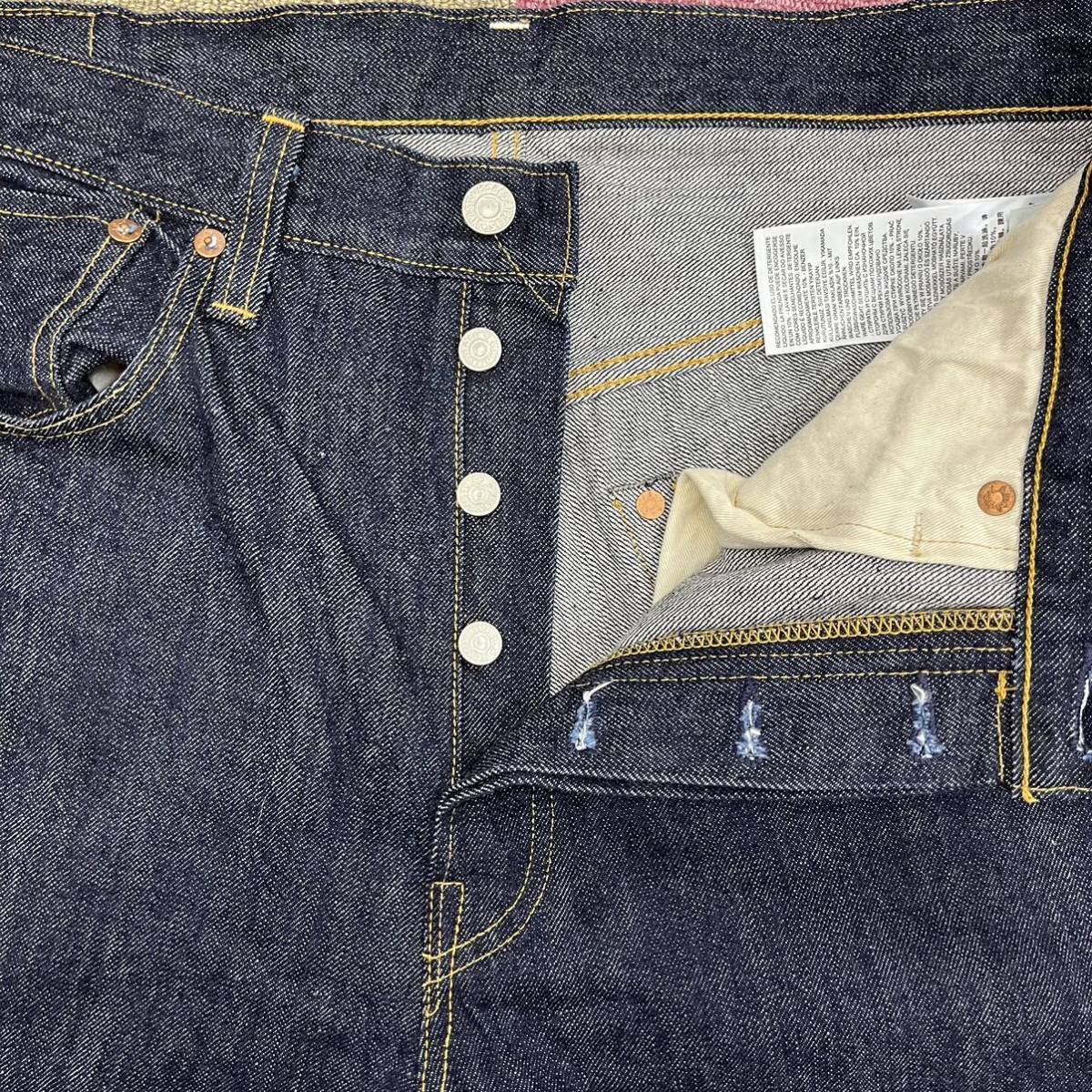 ◎【Levi’s/リーバイス】501XX W38 L34 VINTAGE CLOTHING 47501-0200 1947年モデル ジーンズ RIGID 日本製 濃紺 デニム メンズ men's_画像6