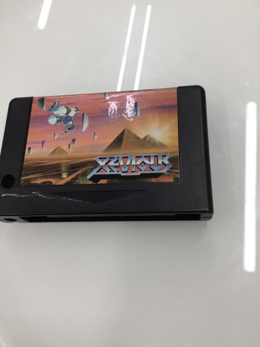 & MSX ゼビウス　namcot XEVIOUS ROMカートリッジのみ　MSX2 ファードラウト伝説_画像1