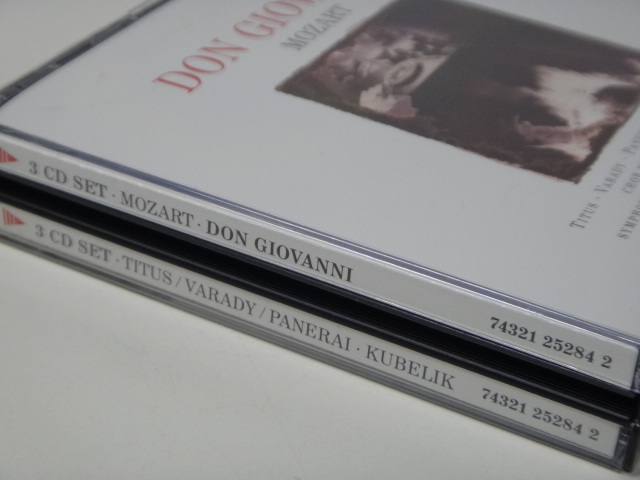 【510】☆3CD☆Mozart:Don Giovanni :Rafael Kubelik/Bavarian Radio Symphony Orchestra ☆_画像2