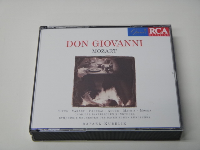 【510】☆3CD☆Mozart:Don Giovanni :Rafael Kubelik/Bavarian Radio Symphony Orchestra ☆_画像1