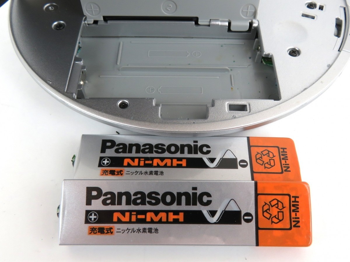 Panasonic パナソニック CDプレーヤー MP3 D.SOUND SL-CT830 ブラックxシルバー リモコン イヤホン ACアダプタ ポーチ 0125-032_画像6