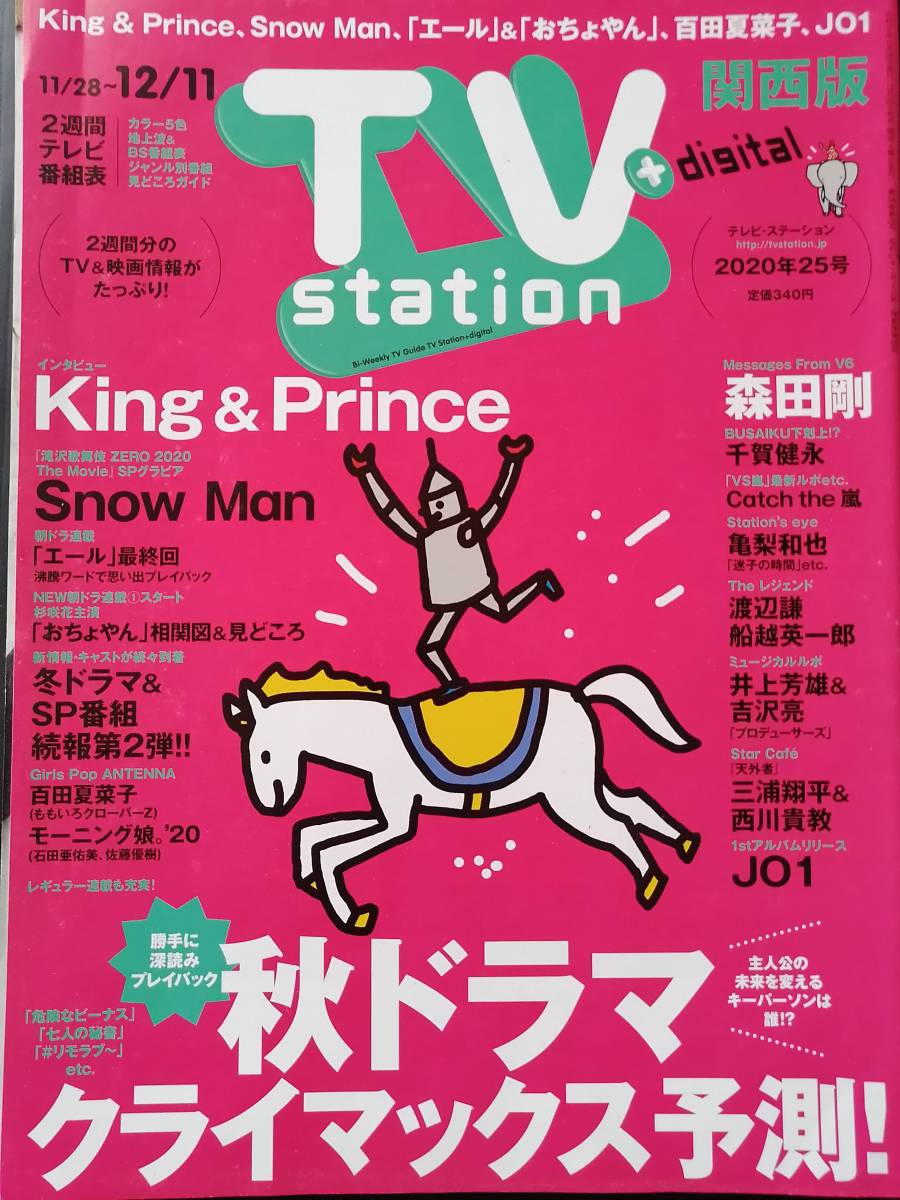 ◆2020年TVstation　King＆Prince 平野紫耀　永瀬廉　高橋海人　岸優太　神宮寺勇太　SnowMan　森田剛　井上芳雄×吉沢亮　JO1◆_画像1