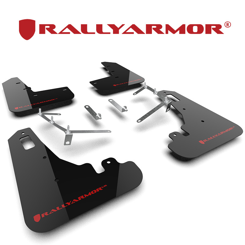 Rally Armor 2021- トヨタ GR86 ZN8 マッドフラップ ブラック/レッド 正規輸入品_画像1