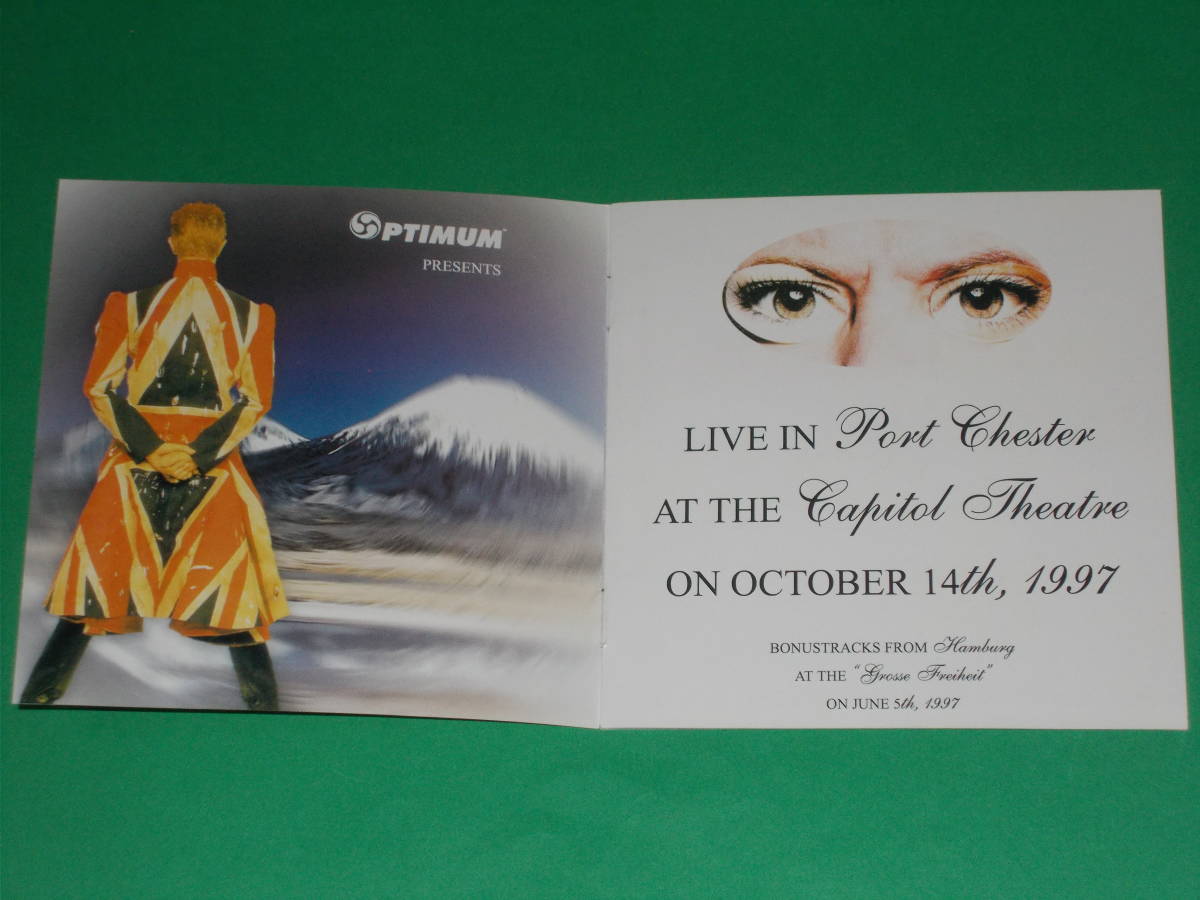 David Bowie デヴィッド・ボウイ★Quicklive (プレス2CD)★OPTIMUM★Live in Port Chester at the Capitol Theatre on October 14th, 1997._画像7