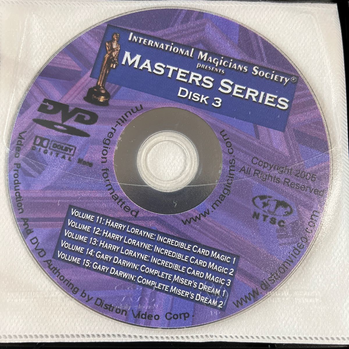 【マジックDVD】INTERNATIONAL MAGICIANS SOCIETY'S Master Series #1_画像5