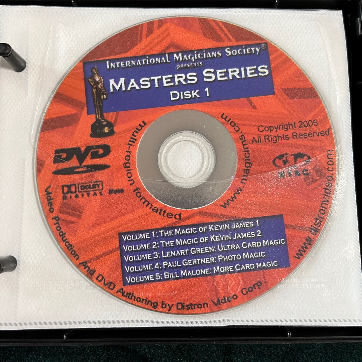 【マジックDVD】INTERNATIONAL MAGICIANS SOCIETY'S Master Series #1_画像3