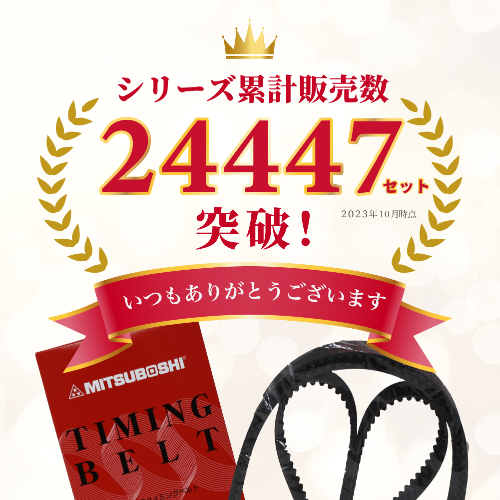 タイミングベルトとファンベルトセット オイルシール付 スバル エクシーガ YA5 5AT車 H20.04～用 13点セット 車 ファン ベルト_画像6