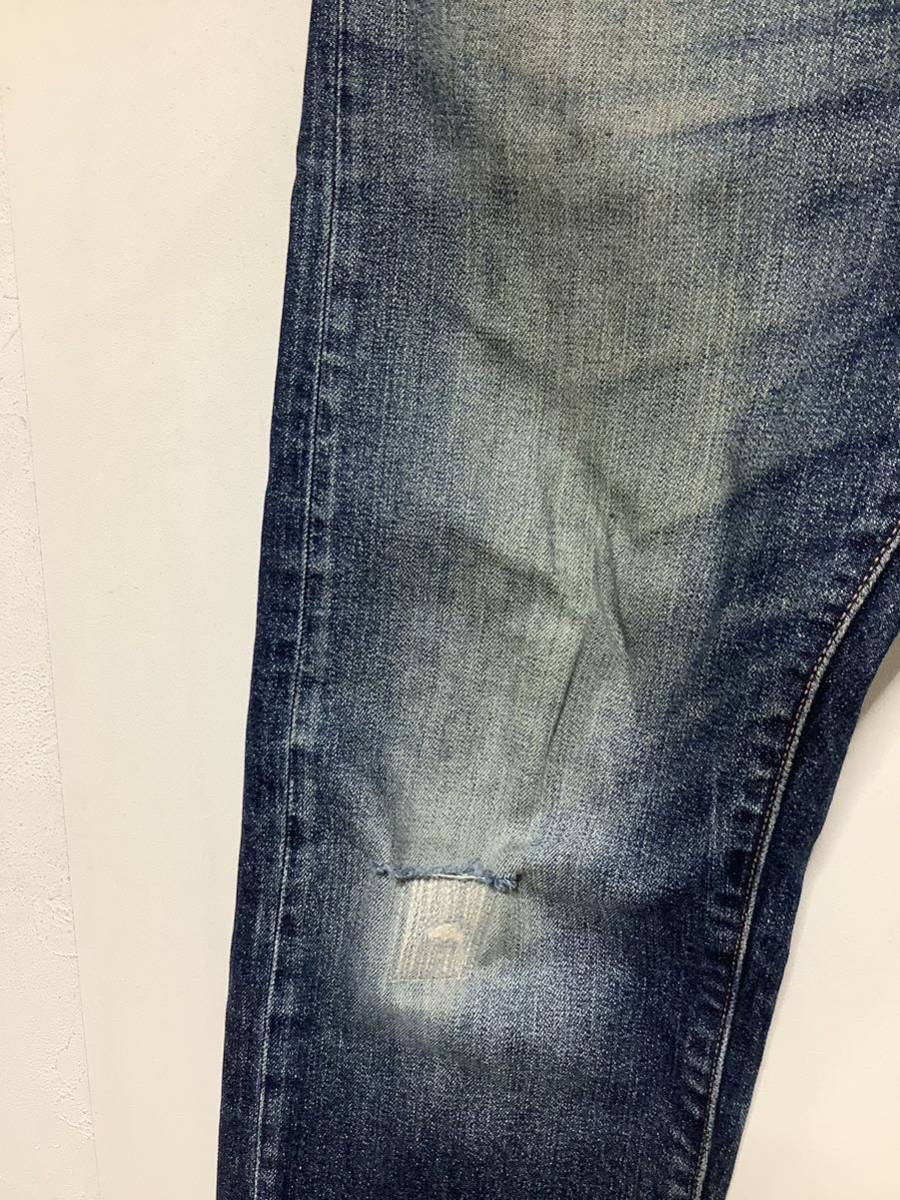 T-1192 Levi's PREMIUM リーバイス プレミアム 505 デニムパンツ W31 ユーズド加工 ビッグE ジーンズ ジーパン _画像9