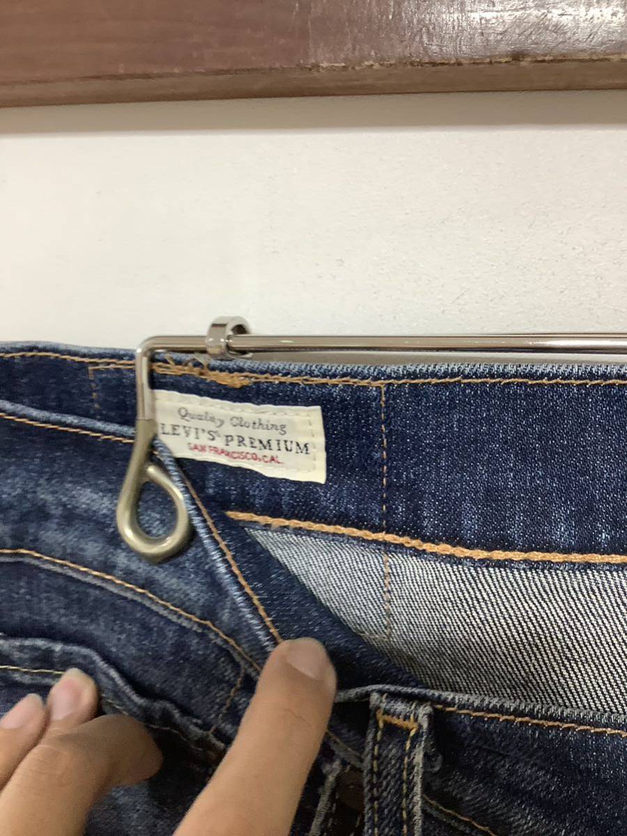 T-1192 Levi's PREMIUM リーバイス プレミアム 505 デニムパンツ W31 ユーズド加工 ビッグE ジーンズ ジーパン _画像5