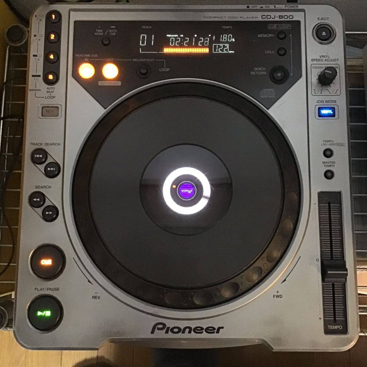 Pioneer CDJ-800 パイオニア DJ用CDプレーヤー DJ機器 _画像2