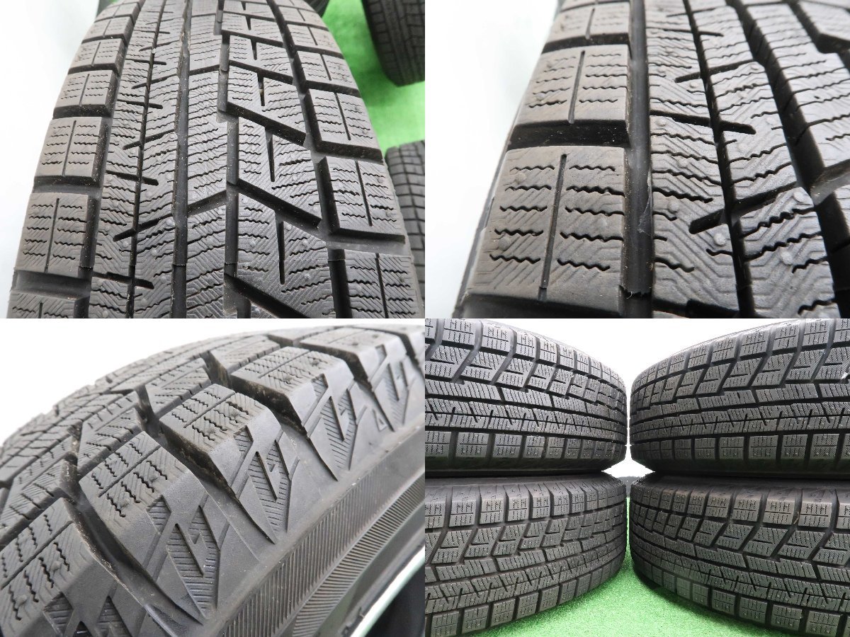 4本 社外 15インチ 5J +45 100 スタッドレス ヨコハマ アイスガード IG60 2022 165/65R15 バリ溝 トヨタ ヴィッツ スズキ ソリオ デリカD2_画像10