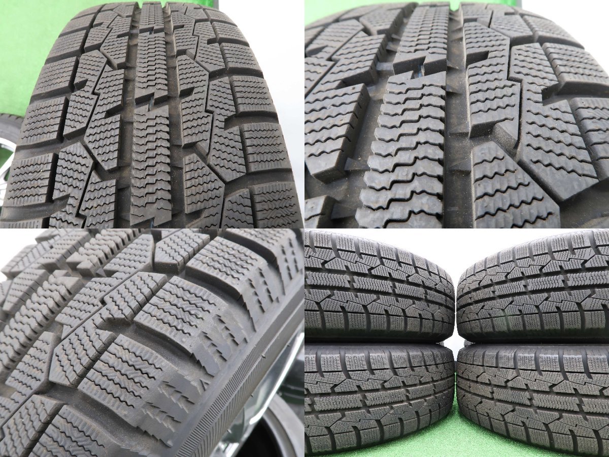 4本 社外 15インチ 6J +43 5H 100 スタッドレス TOYO オブザーブ ガリット GIZ 2022年 185/65R15 新型 シエンタ ハイブリッド MXPC MXPL_画像10