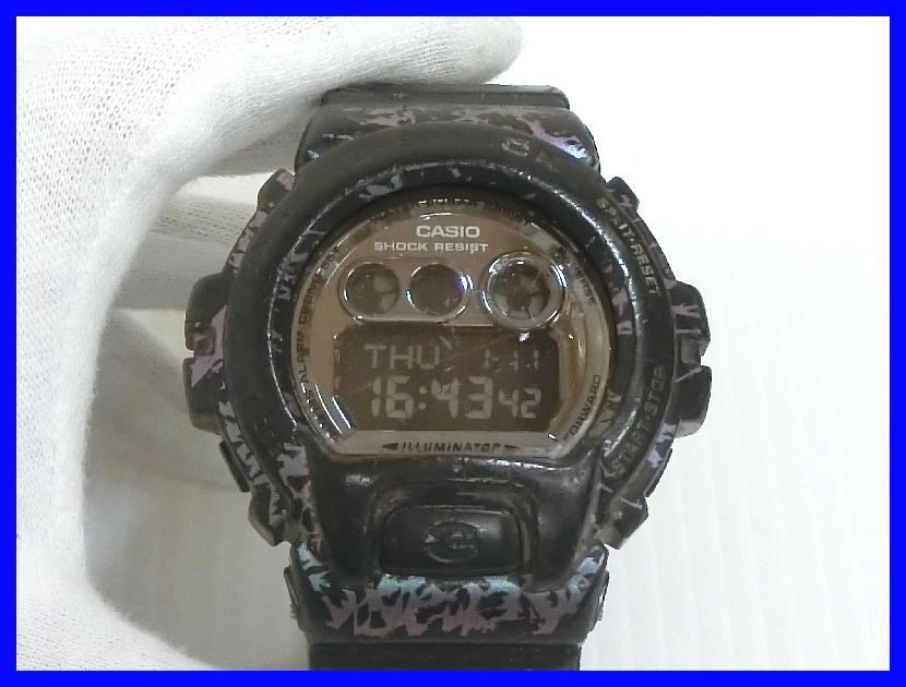 2401★F-1573★CASIO G-SHOCK GD-X6900PM 腕時計 クォーツ デジタル ポーラライズド マーブルシリーズ カシオ ジーショック　中古_画像1