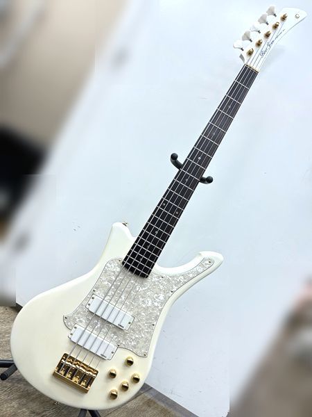 ５弦ベース●YAMAHA BJ-5B 'BLUE JEANS' ROYAL PEARL WHITE● 中古品