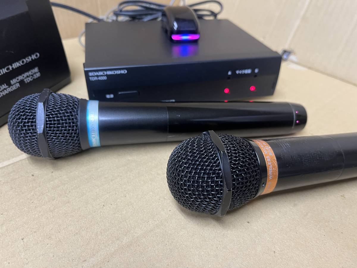 DAM 赤外線式 ワイヤレスマイクセット TDR-4000 TDM-600 セット DAM 赤外線式 ワイヤレスマイクセット TDR-4000 TDM-600 セット