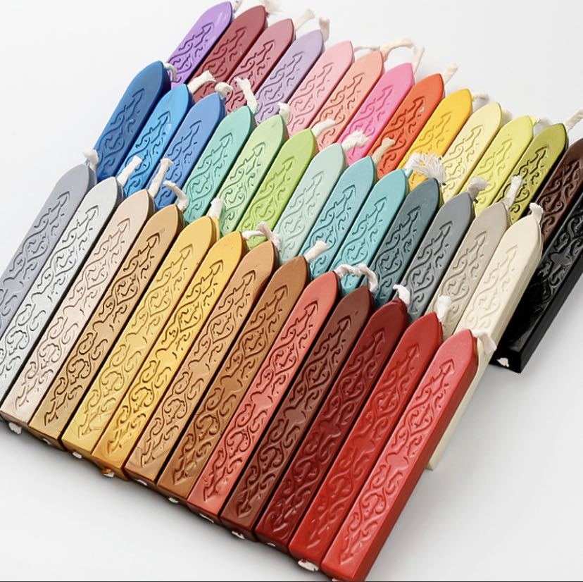 10 color sealing wax .. stamp wax core equipped 10 pcs insertion .