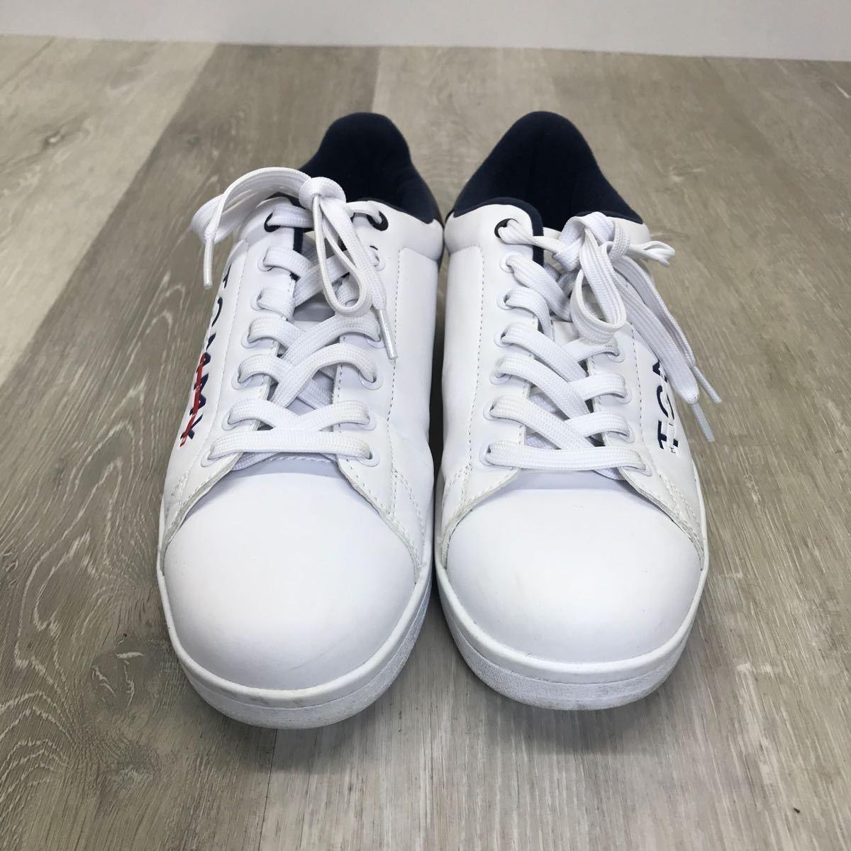 403 トミーヒルフィガー TOMMY HILFIGER スニーカーブーツ tmLEDGER レジャー メンズ スニーカー ホワイト 42 1/2 _画像2